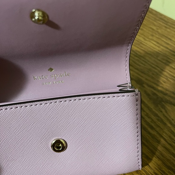 Kate Spade Laurel Way Christine Card Holder in orchid - Picture 8 of 12